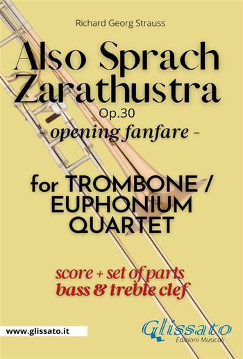 Also Sprach Zarathustra - Trombone/Euphonium Quartet (parts&score) key Bb PDF