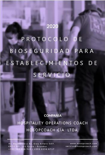 Protocolo de Bioseguridad para establecimientos de servicio PDF
