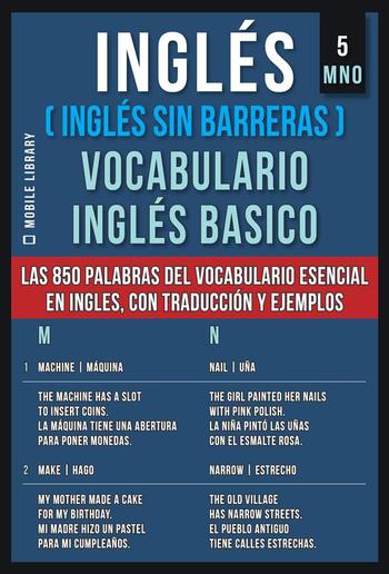 Inglés (Inglés Sin Barreras) Vocabulario Inglés Basico - 5 - MNO PDF