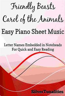 The Friendly Beasts Easy Piano Sheet Music PDF