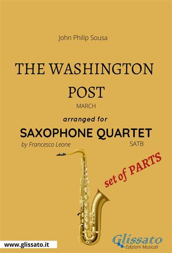 The Washington Post - Saxophone Quartet set of PARTS PDF