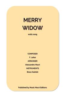 MERRY WIDOW waltz song by F. Lehar PDF
