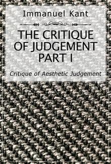 The Critique of Judgement Part I PDF