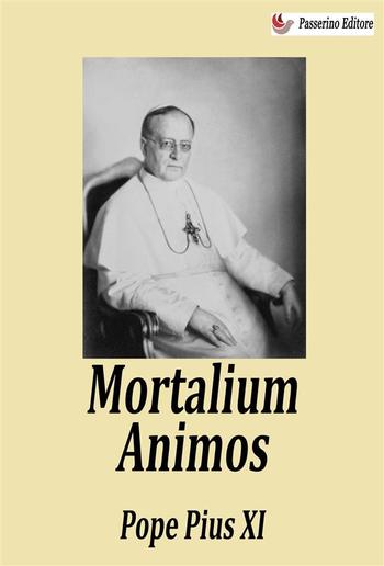 Mortalium animos PDF