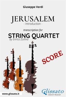 Jerusalem (introduction) String Quartet - Score PDF
