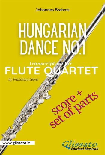 Hungarian Dance no.1 - Flute Quartet (Score & Parts) PDF