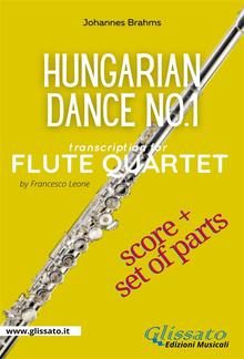 Hungarian Dance no.1 - Flute Quartet (Score & Parts) PDF