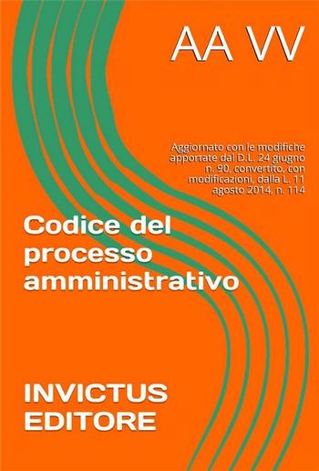 Codice del processo amministrativo PDF