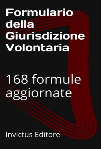 Formulario della giurisdizione volontaria PDF