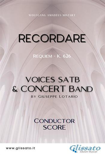Recordare - SATB & Concert Band (score) PDF