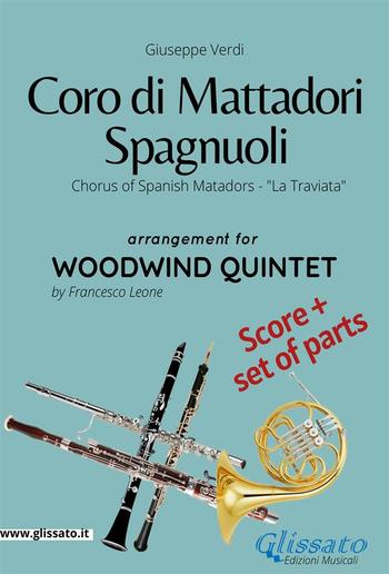 Coro di Mattadori Spagnuoli - Woodwind Quintet score & parts PDF