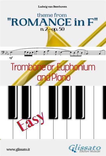 Theme from "Romance in F" Easy Trombone/Euphonium & Piano PDF