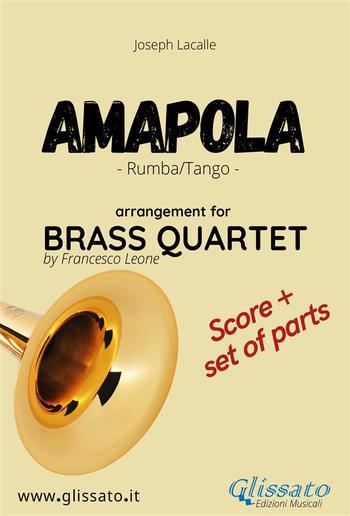 Amapola - Brass Quartet score & parts PDF