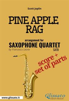 Pine Apple Rag - Saxophone Quartet score & parts PDF