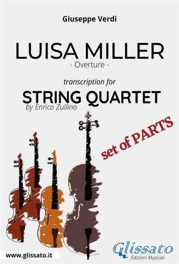 Luisa Miller (overture) String Quartet - Set of parts PDF