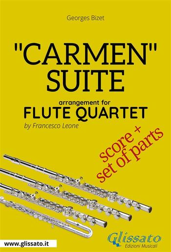 "Carmen" Suite for Flute Quartet score & parts PDF