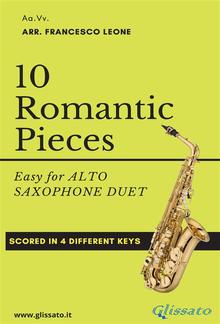 10 Romantic Pieces for Alto Saxophone Duet PDF