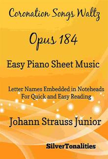 Coronation Songs Waltz Opus 184 Easy Piano Sheet Music PDF