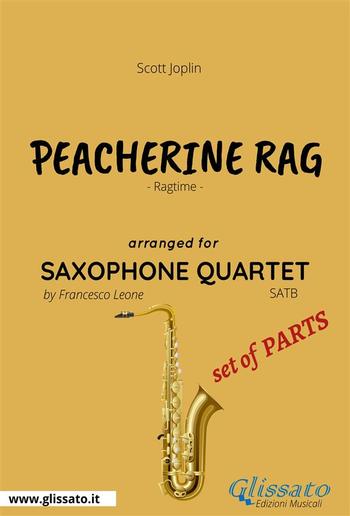 Peacherine Rag - Saxophone Quartet set of PARTS PDF