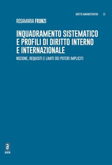 Inquadramento sistematico e profili di diritto interno e internazionale PDF