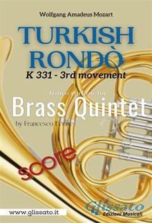 Turkish Rondò - Brass Quintet (score) PDF