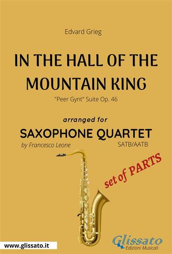 In The Hall Of The Mountain King - Saxophone Quartet set of PARTS PDF