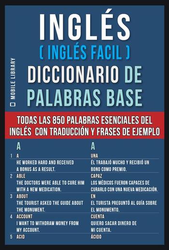 Inglés (Inglés Facil) Diccionario de Palabras Base PDF