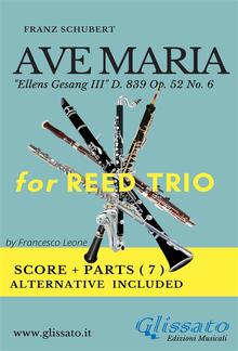 Ave Maria (Schubert) - Reed Trio (score & parts) PDF