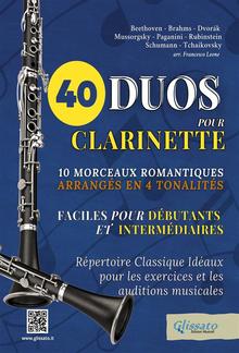 40 Duos pour Clarinette, Faciles pour débutants et intermédiaires PDF