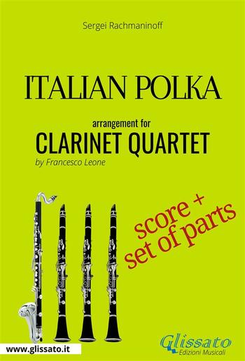 Italian Polka - Clarinet Quartet score & parts PDF