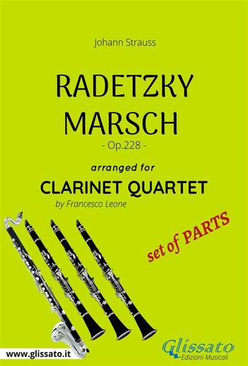 Radetzky Marsch - Clarinet Quartet set of PARTS PDF