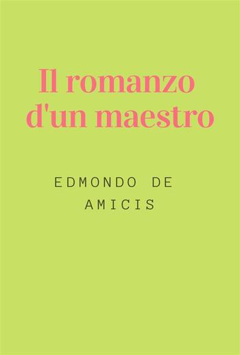 Il romanzo d'un maestro PDF