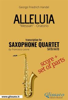 Alleluia - Saxophone Quartet score & parts PDF