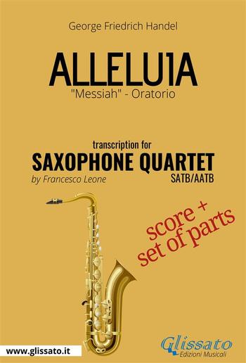 Alleluia - Saxophone Quartet score & parts PDF