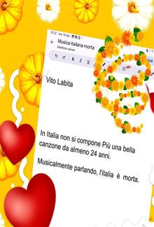 In Italia non si compone Più una bella canzone da almeno 24 anni PDF