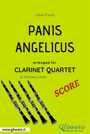 Panis Angelicus - Clarinet Quartet SCORE PDF