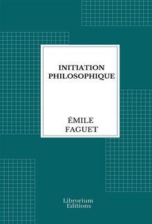 Initiation philosophique PDF