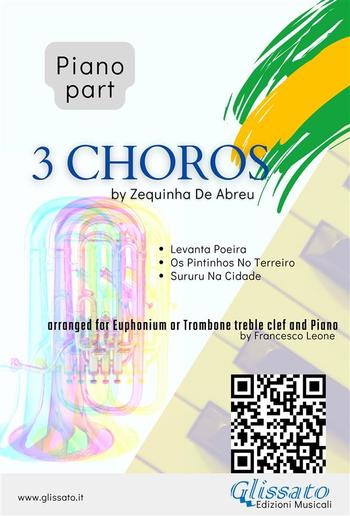 (Piano part) 3 Choros by Zequinha De Abreu for Euphonium t.c. & Piano PDF