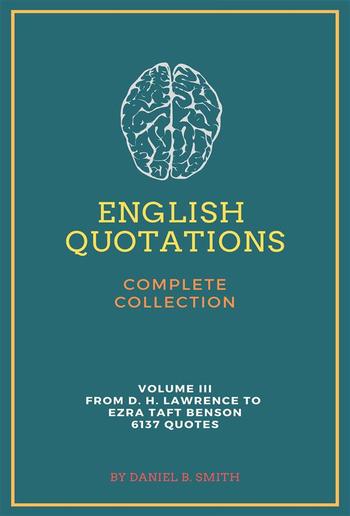 English Quotations Complete Collection: Volume III PDF