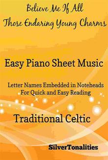 Believe Me If All Those Endearing Young Charms Easy Piano Sheet Music PDF