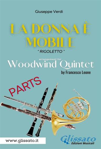 "La donna è mobile" Woodwind quintet (parts) PDF