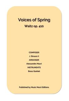 Voices of Spring Waltz op. 410 by J. Strauss II PDF