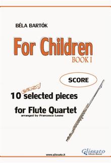 For Children - Easy Flute Quartet ( SCORE) PDF