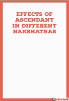Effects of Ascendant in Different Nakshatras PDF
