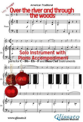 Over the river and through the woods - Solo with Piano acc. (key F) PDF