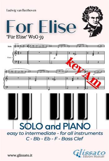 For Elise - All instruments and Piano (easy/intermediate) key Am PDF
