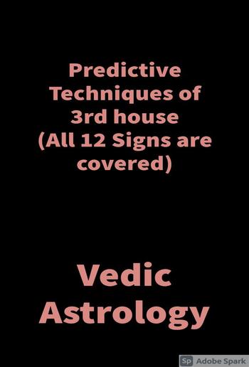 Predictive Techniques of 3rd house PDF