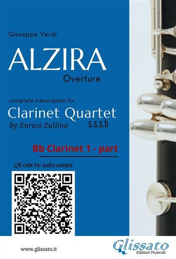 Bb Clarinet 1 part of "Alzira" for Clarinet Quartet PDF