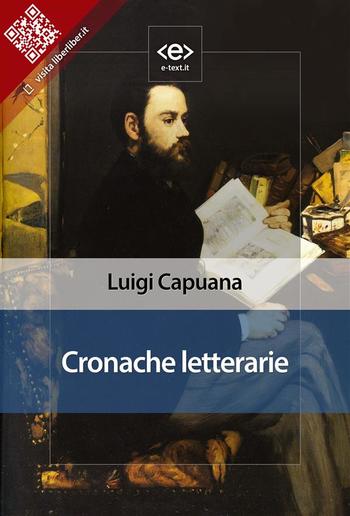 Cronache letterarie PDF