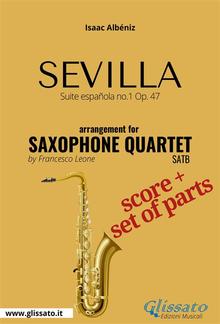 Sevilla - Saxophone Quartet score & parts PDF